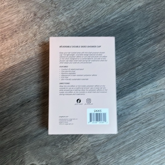 L'ANGE PINK REVERSIBLE SHOWER CAP ELASTIC INCASE - Picture 2 of 5